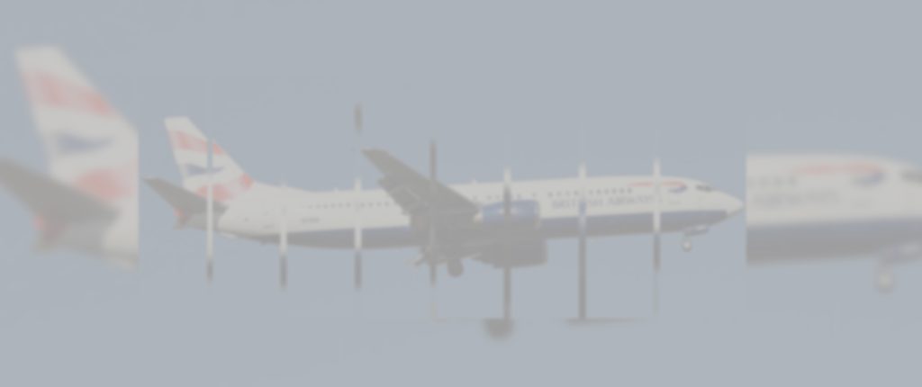 PLANE SPLIT BAIRWAYS BLUR WHITE